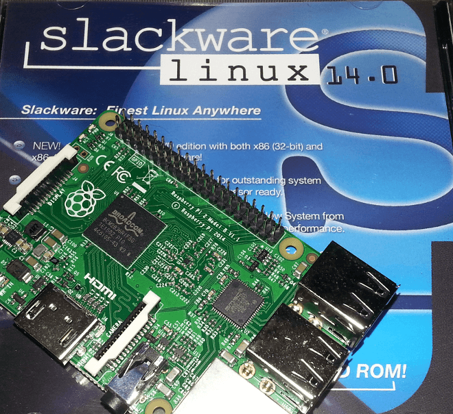 Raspberry Pi 2 on Slackware ARM