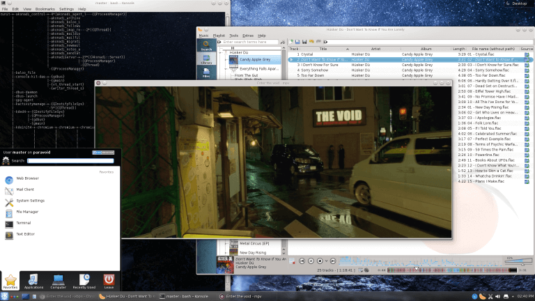 Void Linux - KDE4 desktop
