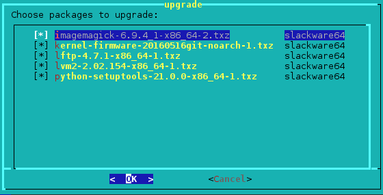 Slackpkg upgrade-all
