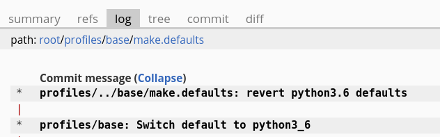 Python 3.6 revert message