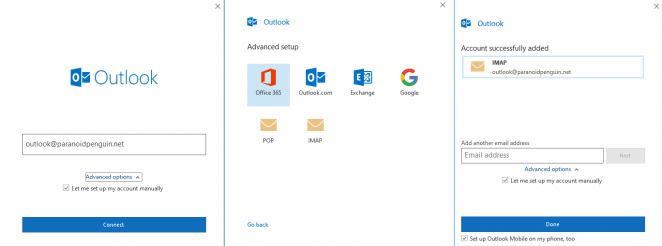 Outlook 365 IMAP