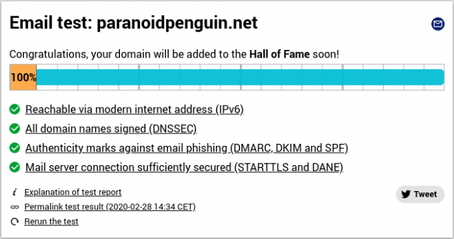 ParanoidPenguin.net email services